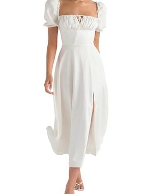 butter midi dress Apple Butter Midi Dress, Red Ivory
